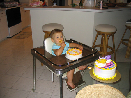 Ella's first birthday in Punta Gorda
