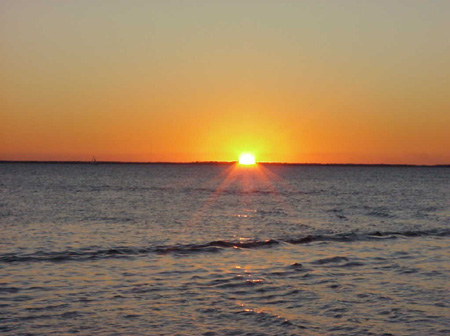 Sunset over Punta Gorda 1999